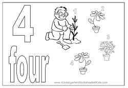 Number Coloring Pages - 1 - 10